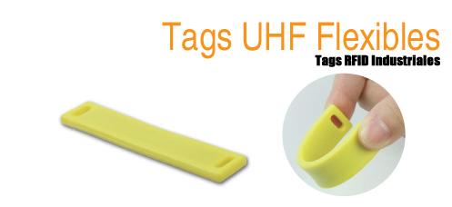 Tags RFID UHF flexibles para superficies no metálicas