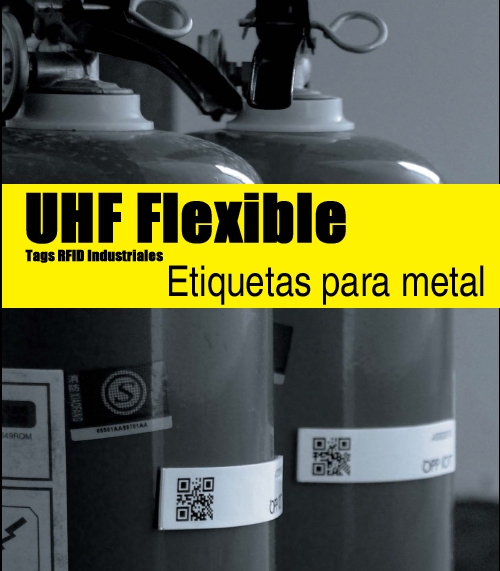 Tags RFID UHF flexibles para metal